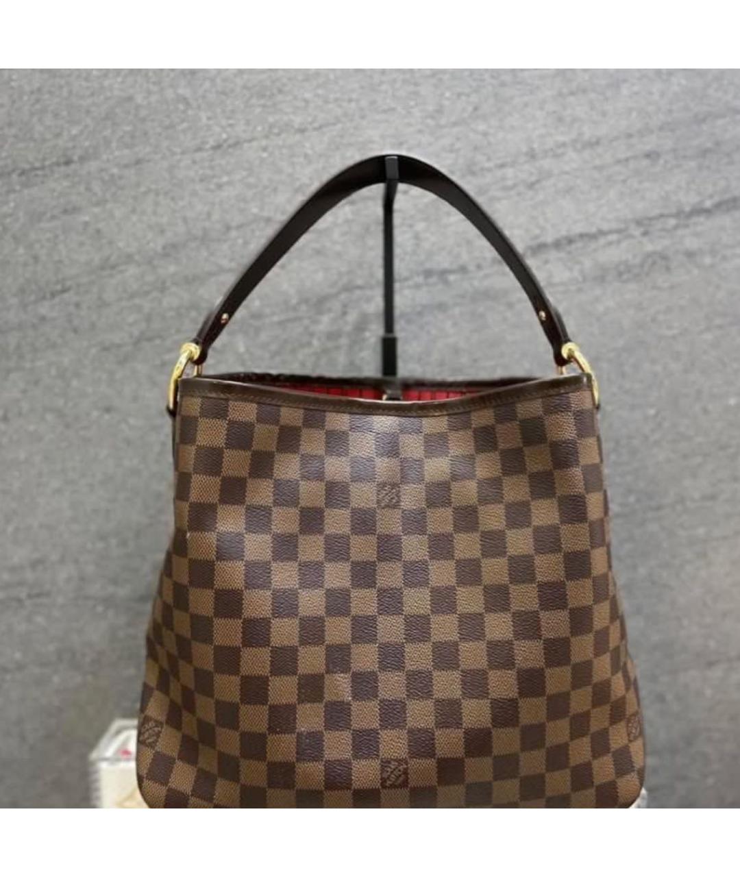 LOUIS VUITTON Коричневая сумка тоут, фото 3