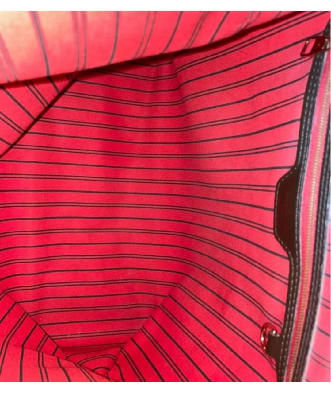 LOUIS VUITTON Коричневая сумка тоут, фото 5