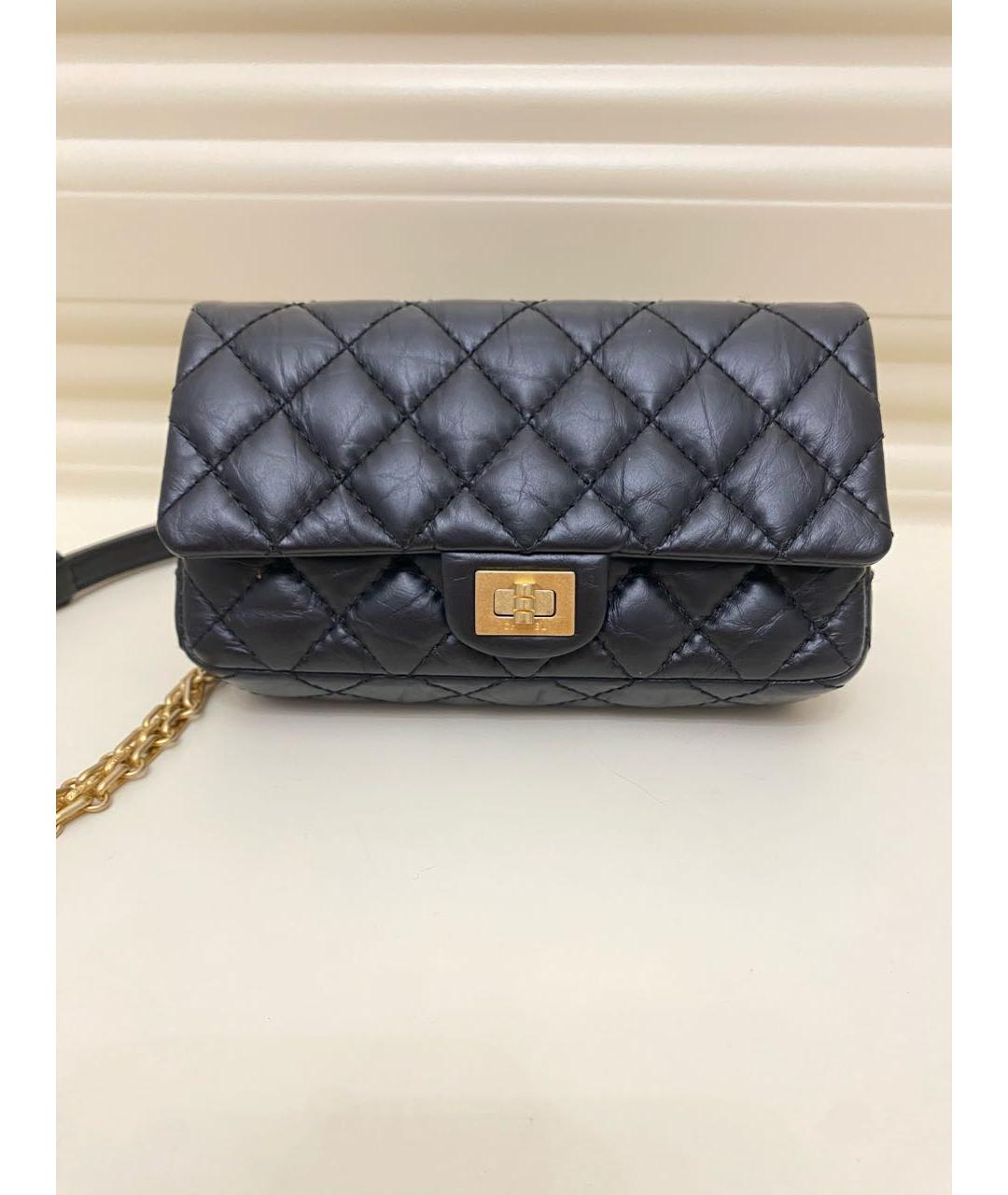 CHANEL Черная кожаная поясная сумка, фото 2