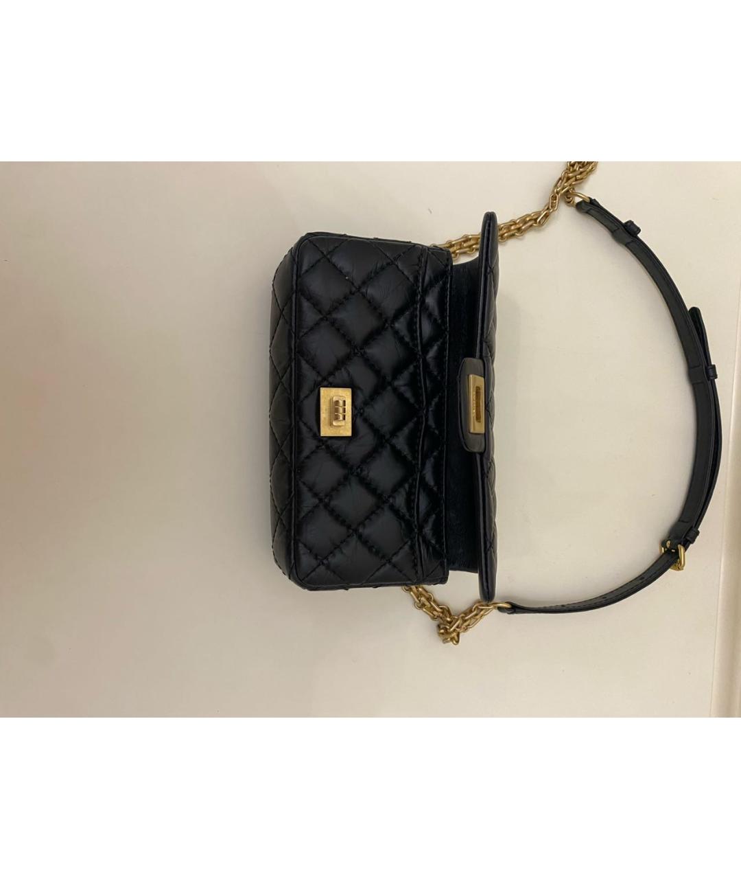 CHANEL Черная кожаная поясная сумка, фото 3