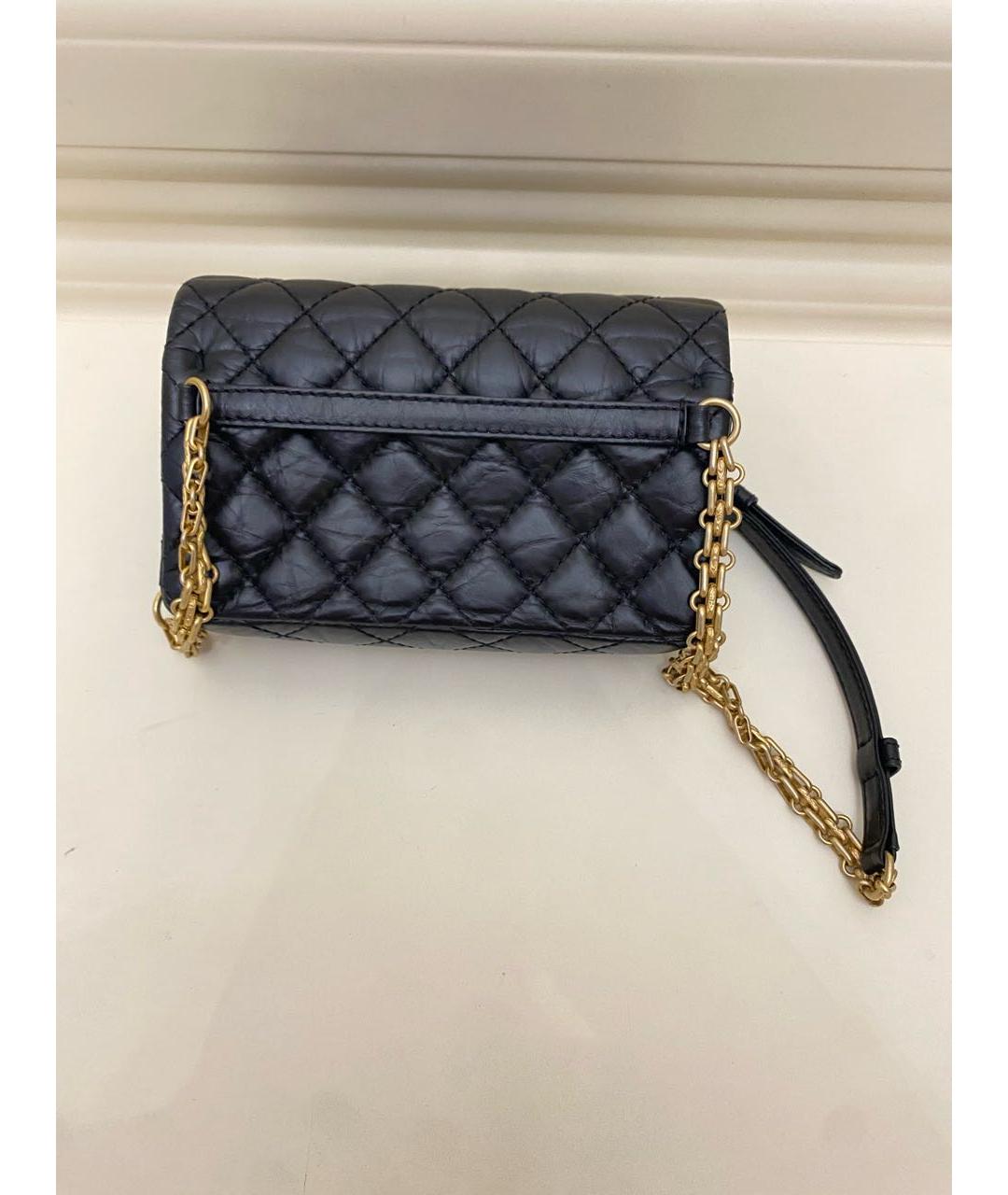 CHANEL Черная кожаная поясная сумка, фото 7