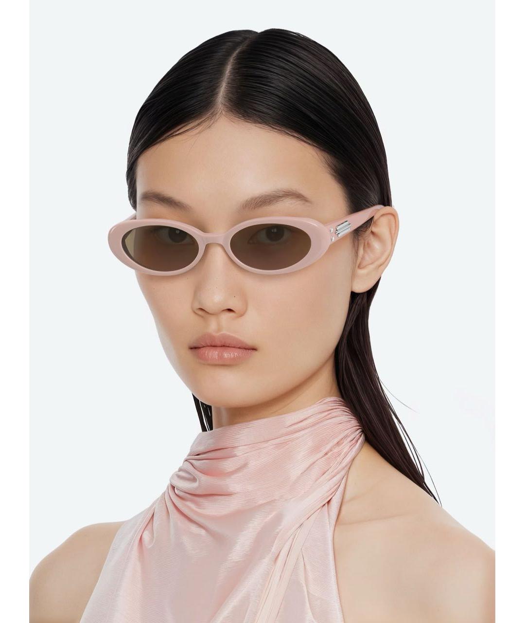 GENTLE MONSTER Розовые пластиковые солнцезащитные очки, фото 2