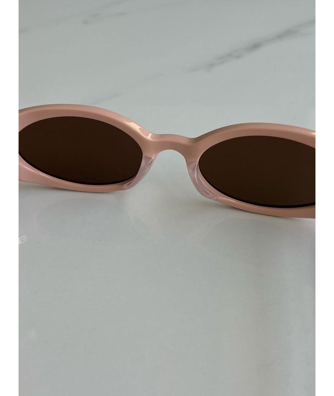 GENTLE MONSTER Розовые пластиковые солнцезащитные очки, фото 4