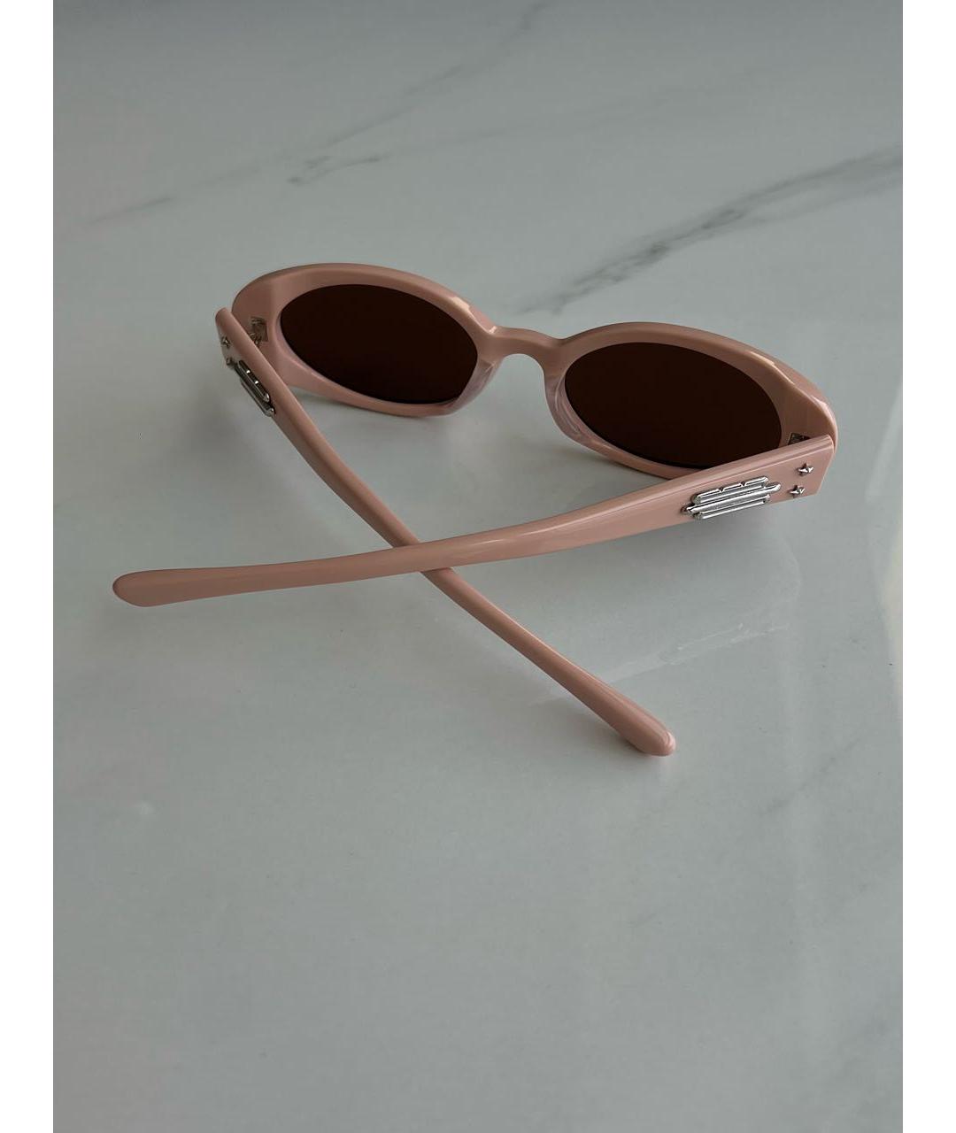 GENTLE MONSTER Розовые пластиковые солнцезащитные очки, фото 6