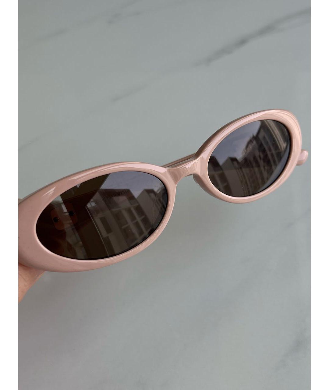 GENTLE MONSTER Розовые пластиковые солнцезащитные очки, фото 5
