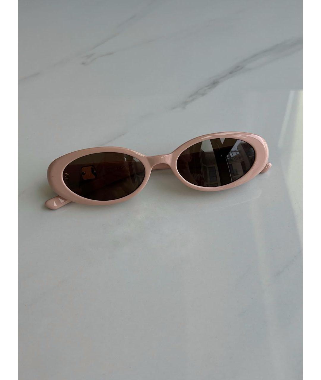 GENTLE MONSTER Розовые пластиковые солнцезащитные очки, фото 3