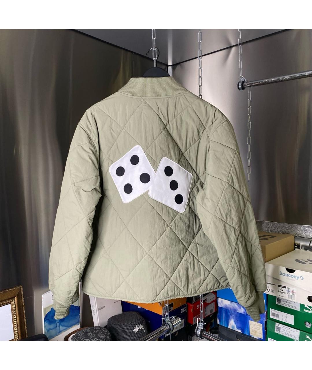 STUSSY Хаки полиэстеровая куртка, фото 2