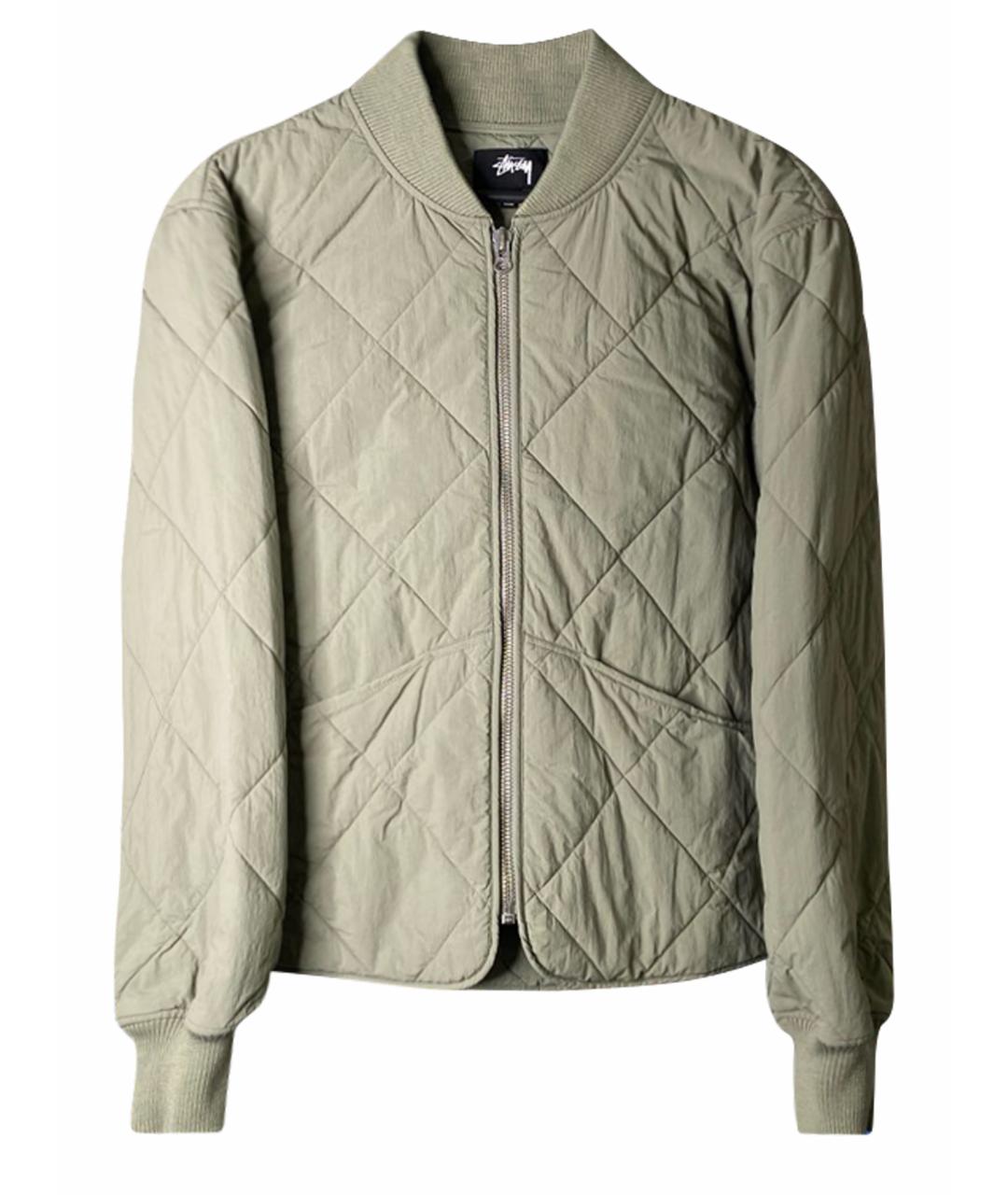 STUSSY Хаки полиэстеровая куртка, фото 1