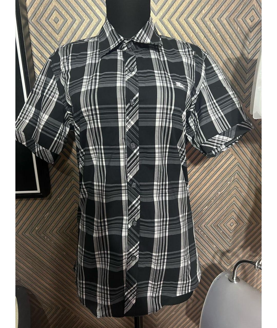 BURBERRY Мульти хлопковая кэжуал рубашка, фото 8