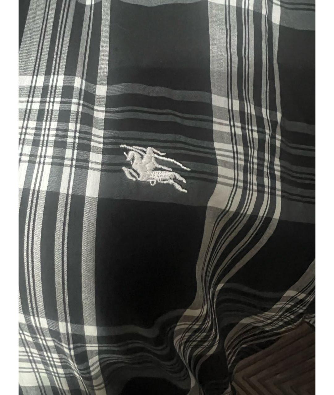 BURBERRY Мульти хлопковая кэжуал рубашка, фото 6