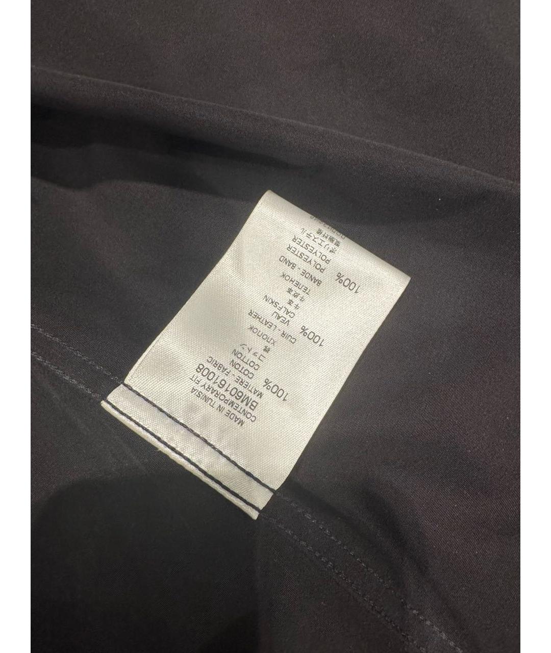 GIVENCHY Черная хлопковая кэжуал рубашка, фото 2