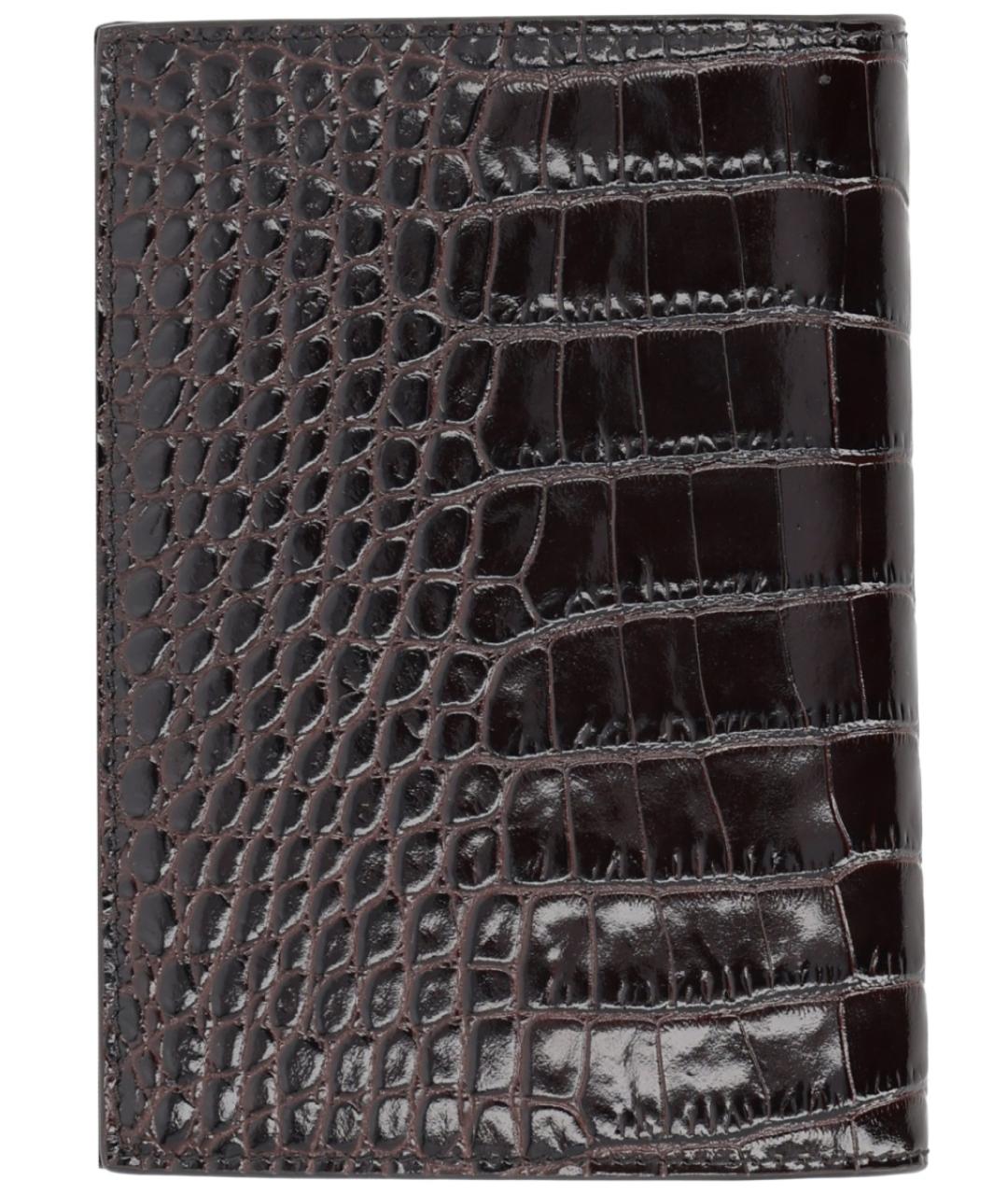 TOM FORD Коричневый кожаный кошелек, фото 2