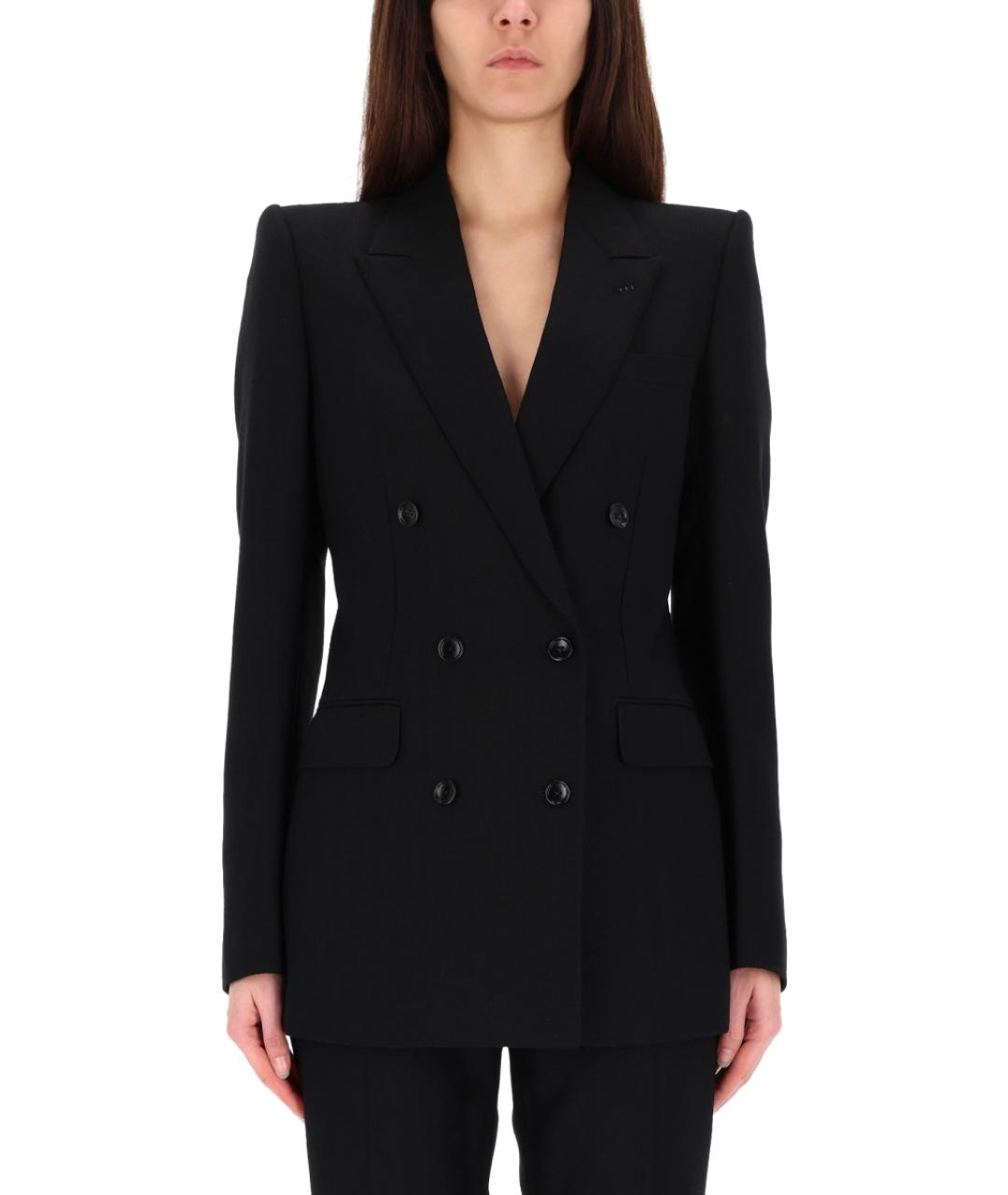 TOM FORD Черный шерстяной жакет/пиджак, фото 4