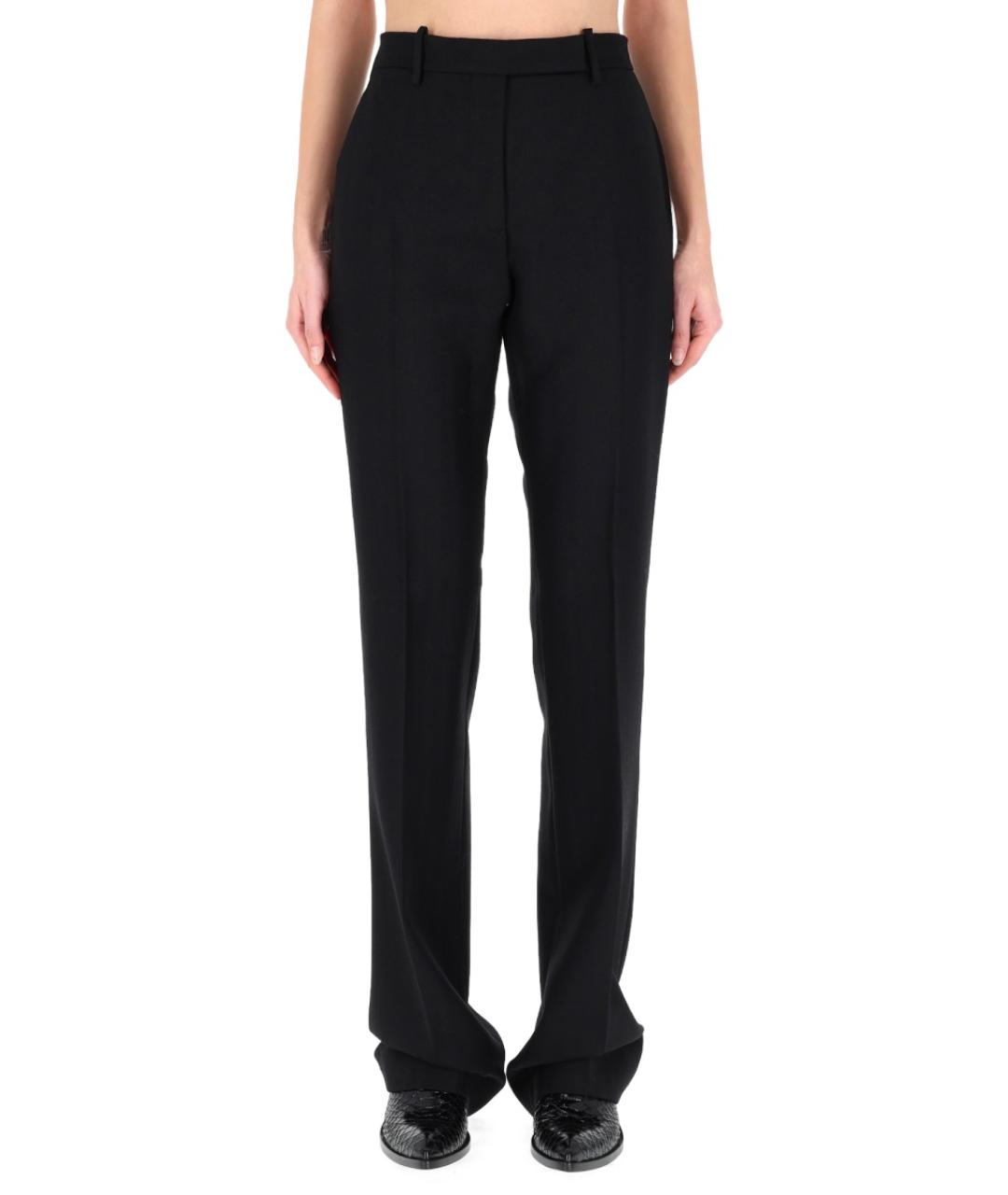 TOM FORD Черные шерстяные прямые брюки, фото 5