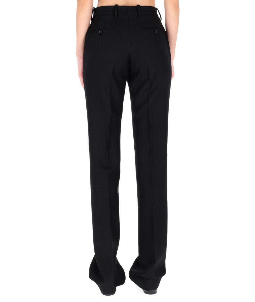 TOM FORD Черные шерстяные прямые брюки, фото 4