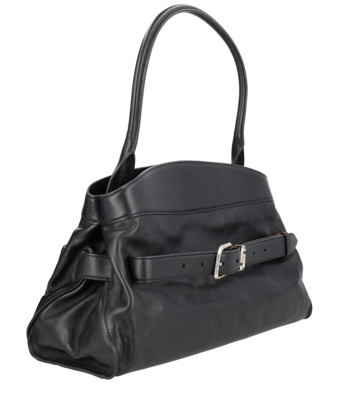 MARC JACOBS Черная кожаная сумка тоут, фото 3