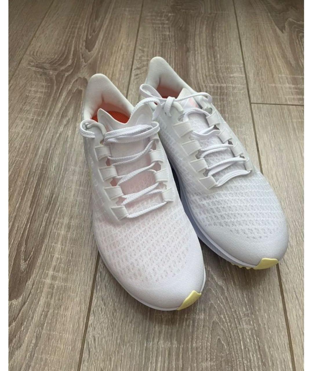 NIKE Белые синтетические кроссовки, фото 3