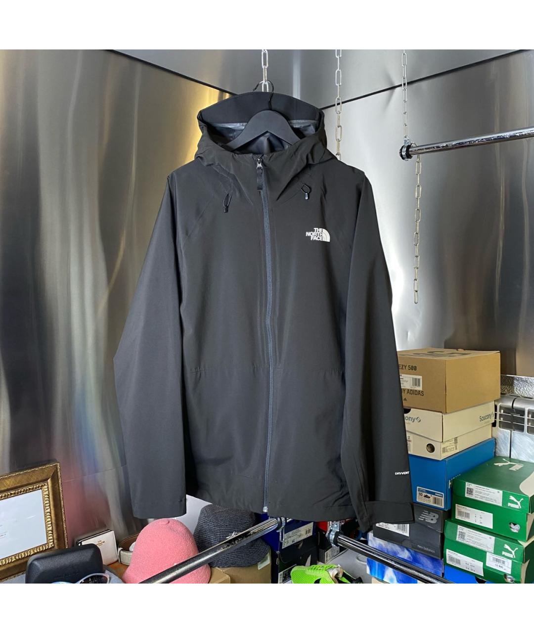 THE NORTH FACE Черная полиамидовая куртка, фото 2