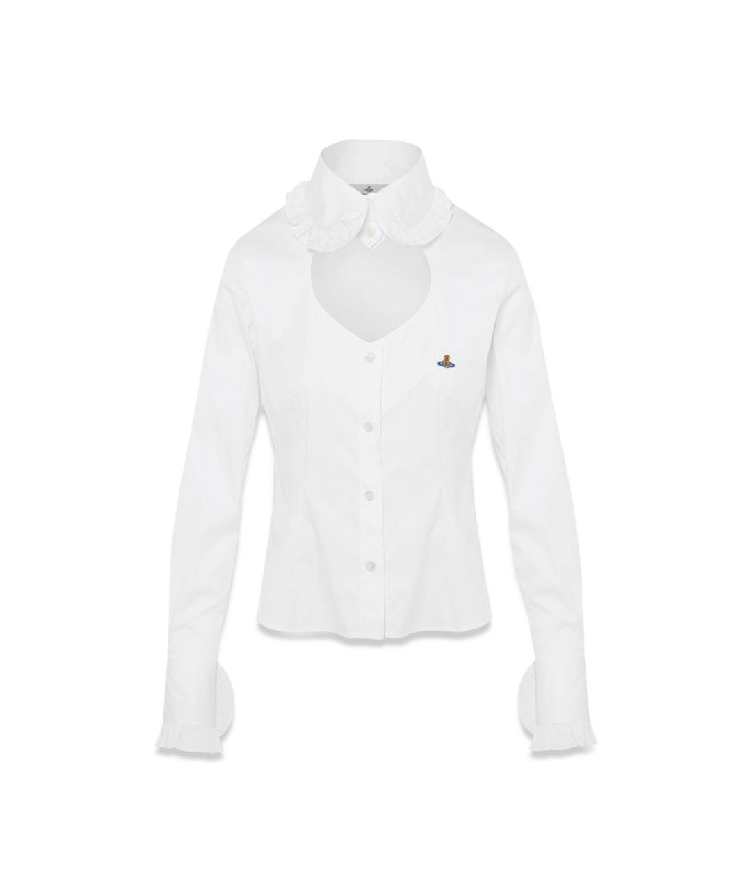 VIVIENNE WESTWOOD Белая хлопковая рубашка, фото 1