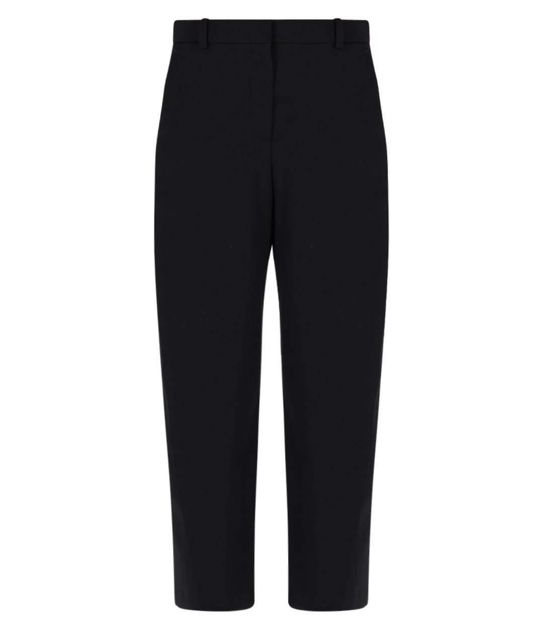 GIVENCHY Черные шерстяные прямые брюки, фото 1