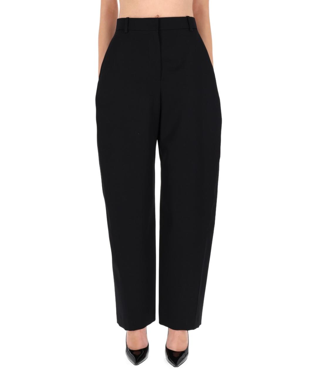 GIVENCHY Черные шерстяные прямые брюки, фото 5