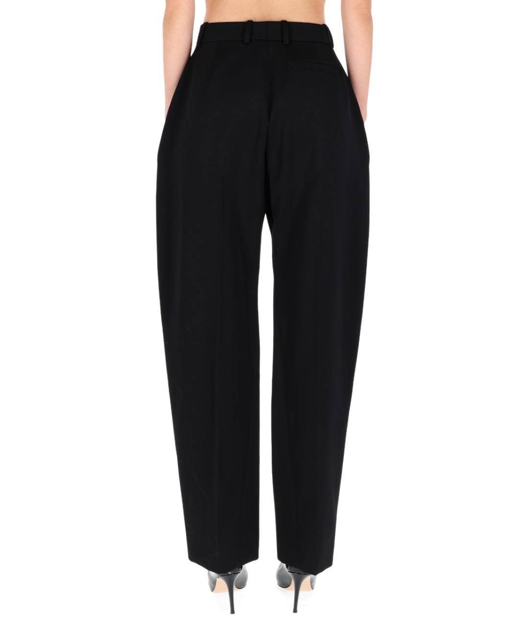 GIVENCHY Черные шерстяные прямые брюки, фото 4