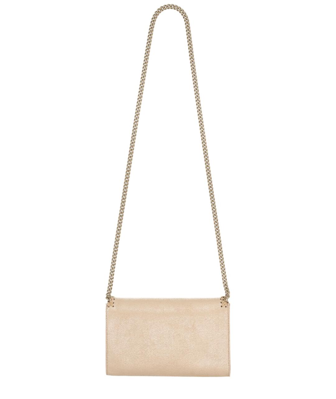 STELLA MCCARTNEY Золотая сумка через плечо, фото 2