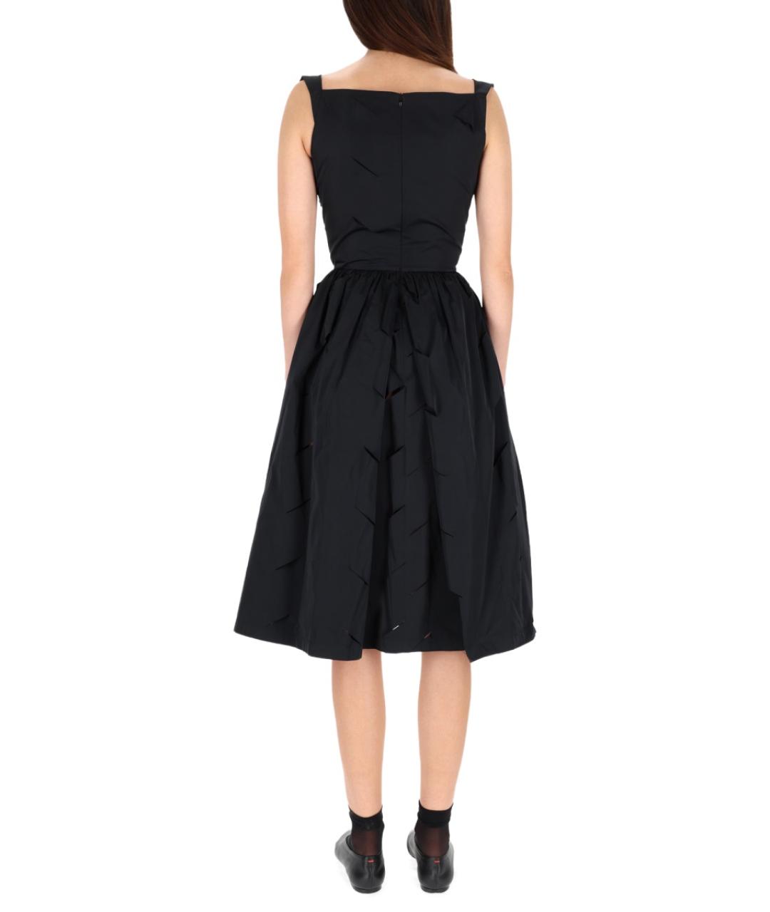 VIVIENNE WESTWOOD Черное полиэстеровое повседневное платье, фото 3