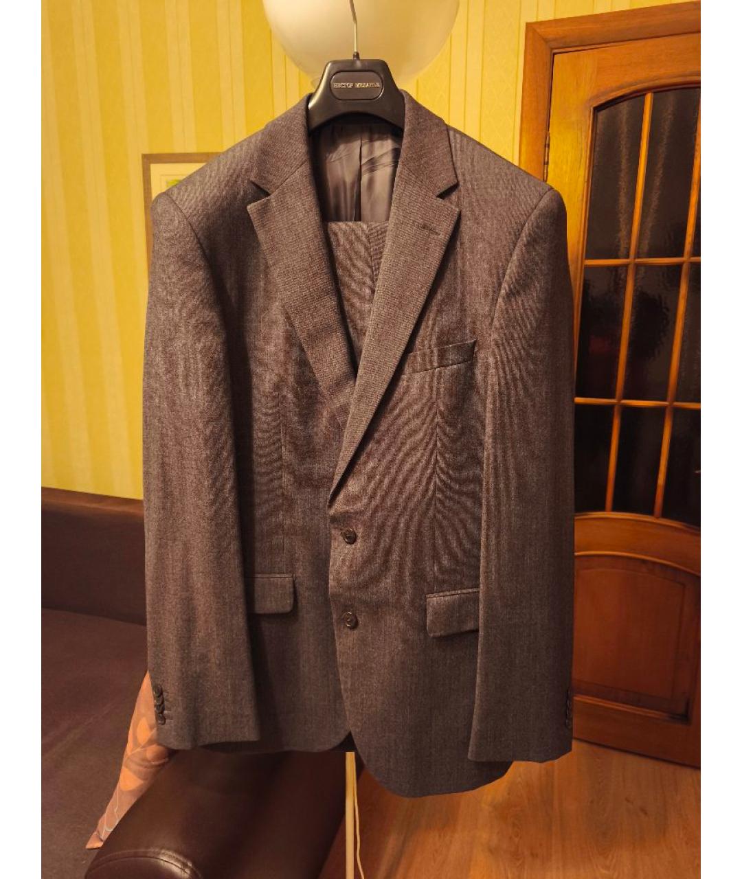 HUGO BOSS Серый классический костюм, фото 10