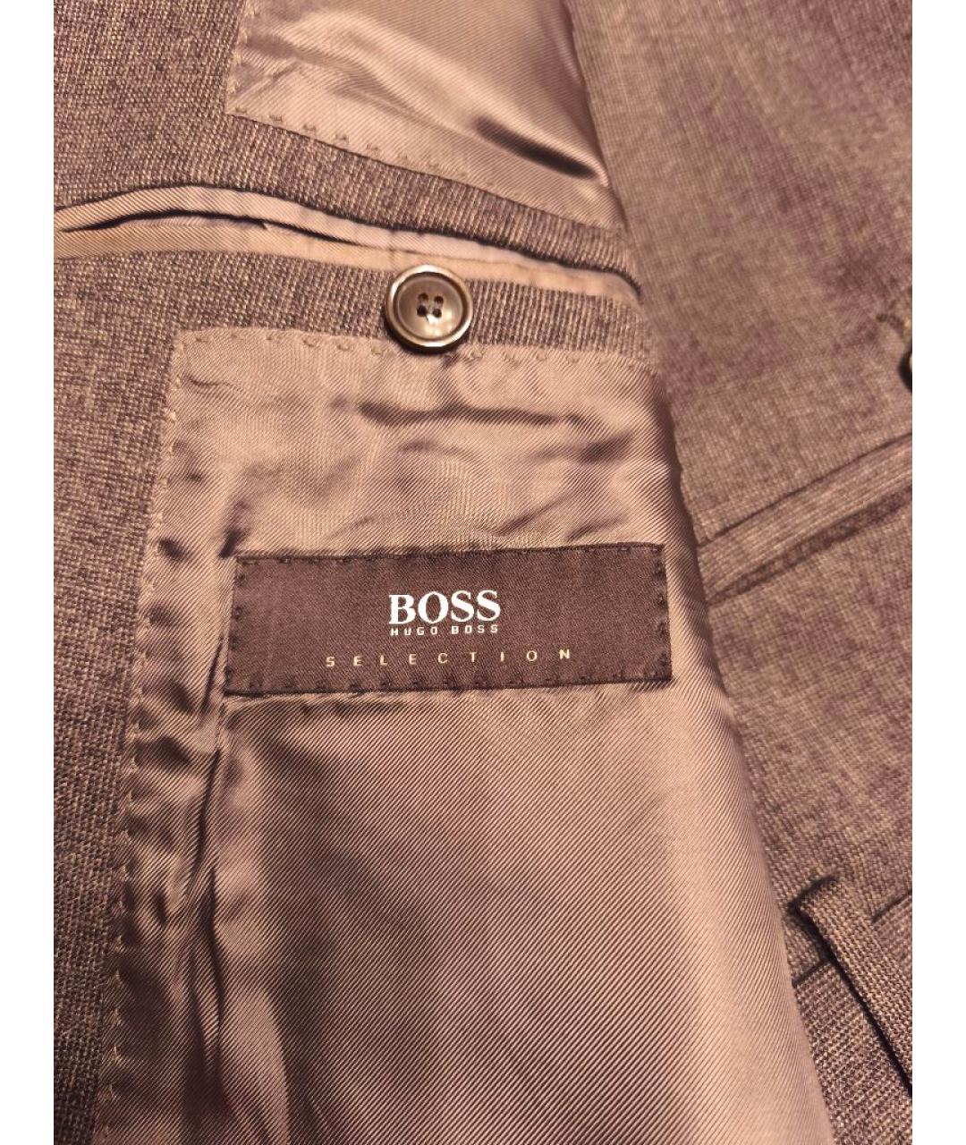 HUGO BOSS Серый классический костюм, фото 6