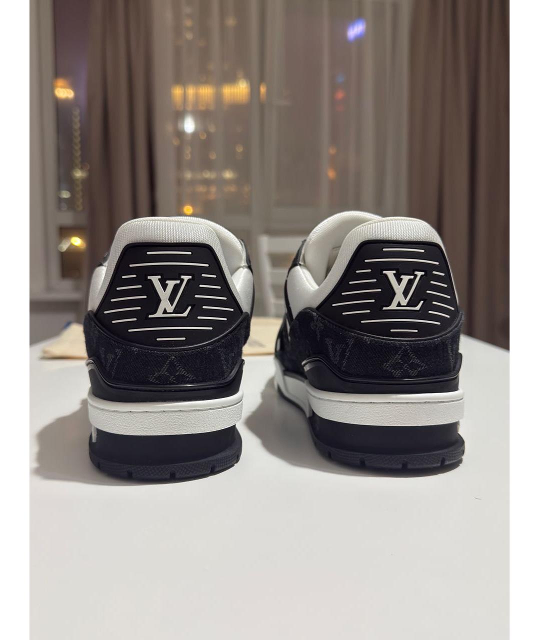 LOUIS VUITTON Мульти кожаные низкие кроссовки / кеды, фото 4