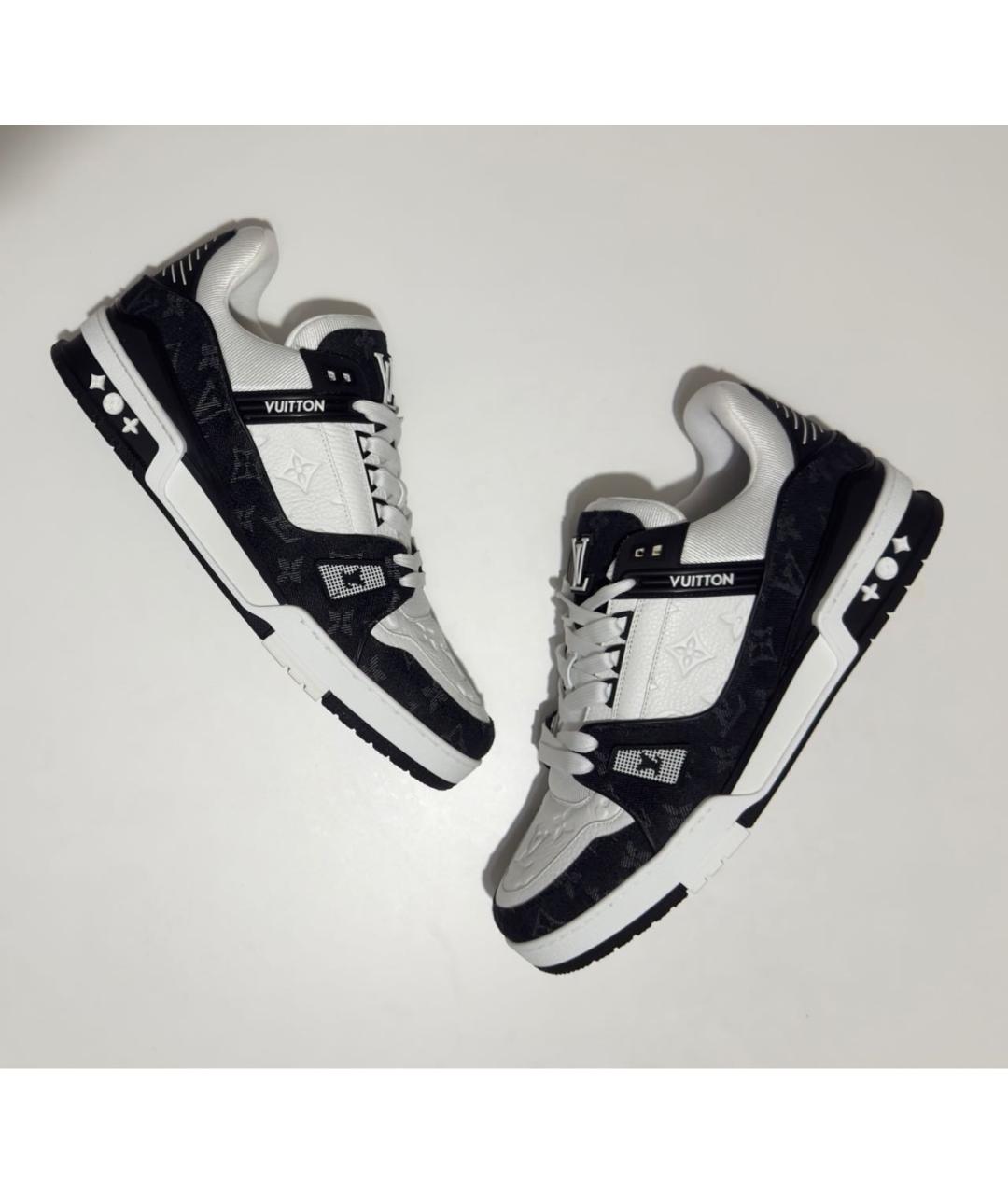 LOUIS VUITTON Мульти кожаные низкие кроссовки / кеды, фото 9