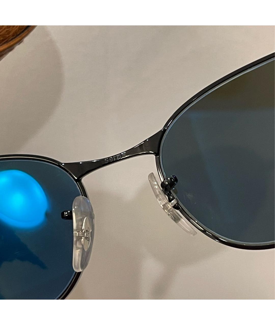 RAY BAN Черные металлические солнцезащитные очки, фото 4