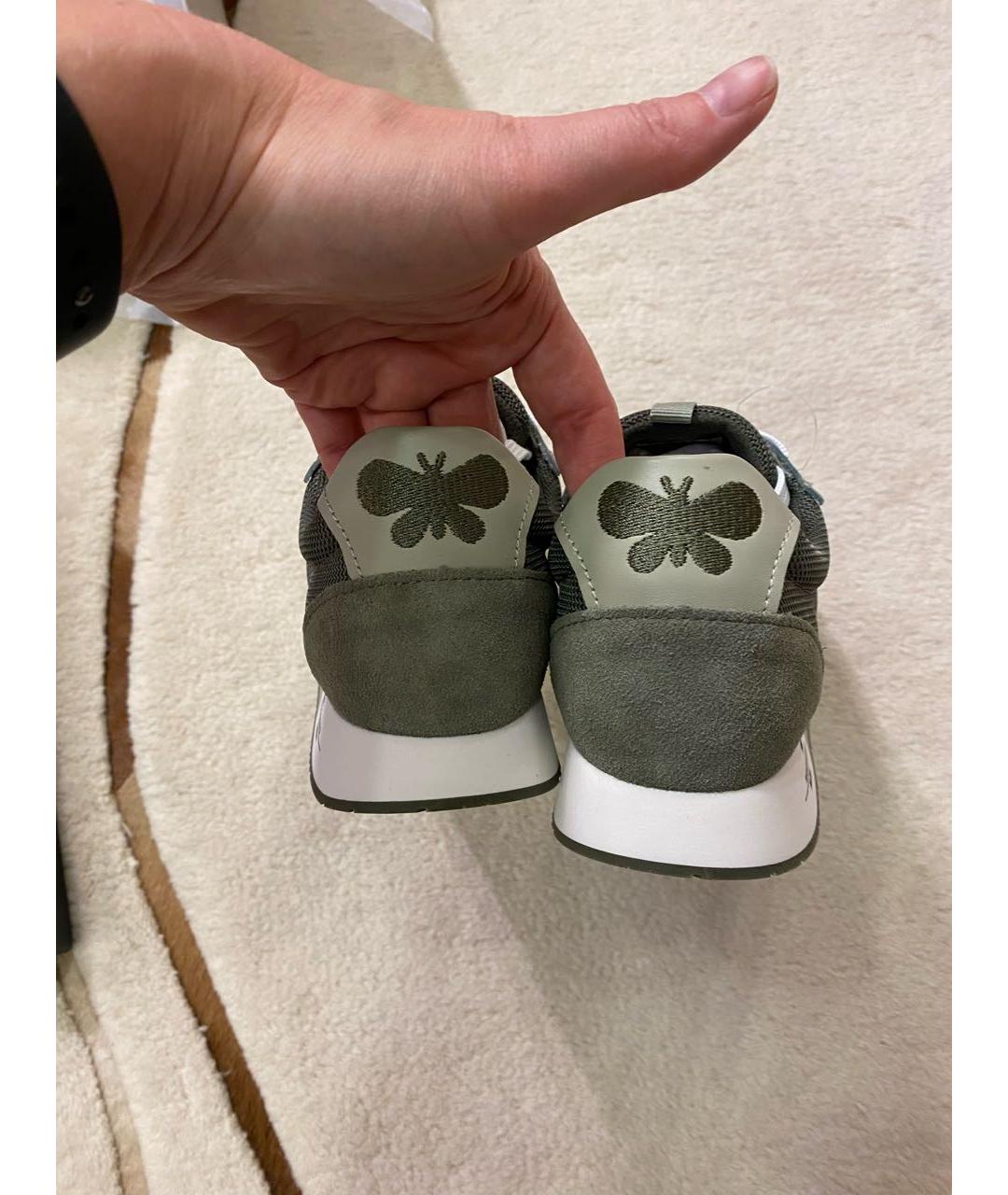 WEEKEND MAX MARA Хаки кроссовки, фото 4