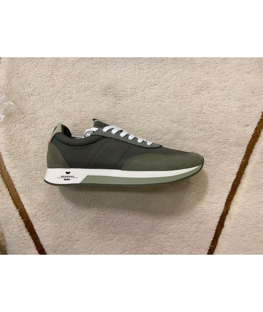 WEEKEND MAX MARA Хаки кроссовки, фото 9