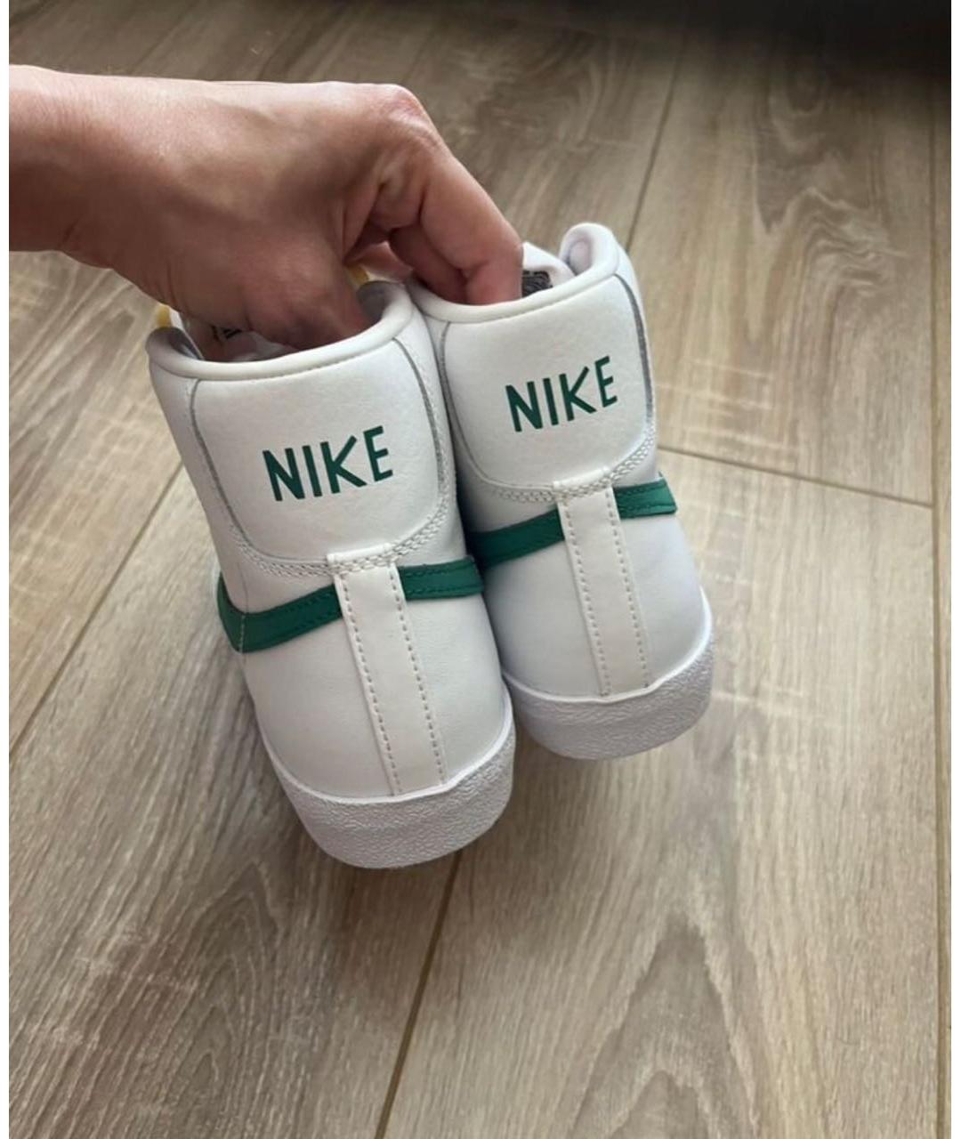 NIKE Белые кожаные кеды, фото 4
