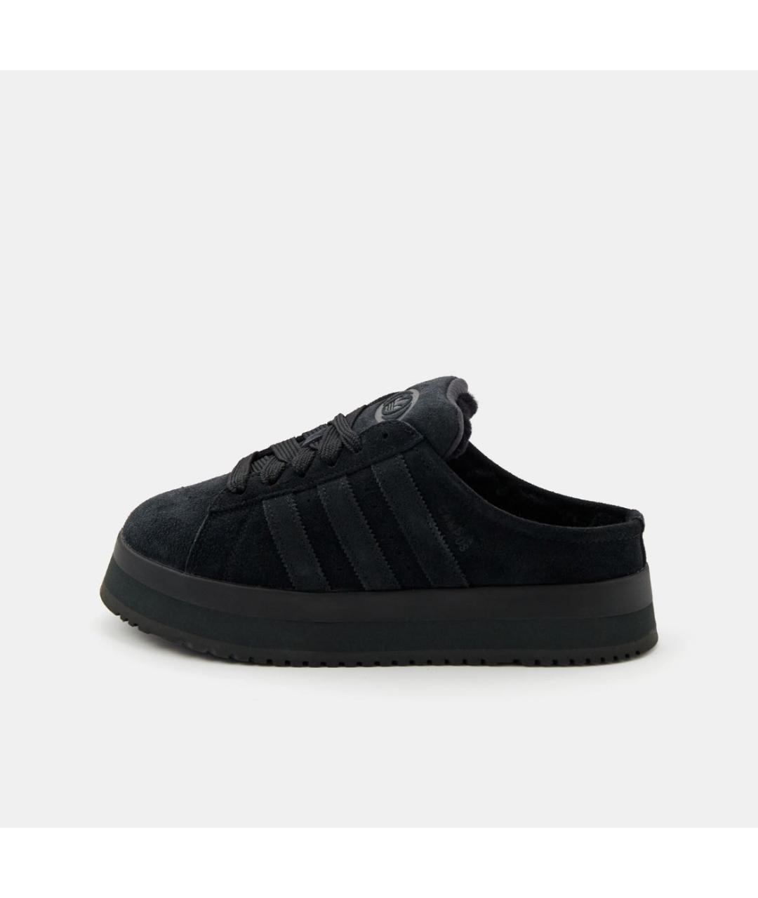 ADIDAS Черные замшевые кроссовки, фото 7