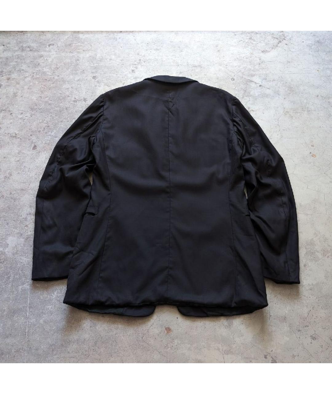 BOTTEGA VENETA Темно-синий шерстяной пиджак, фото 2