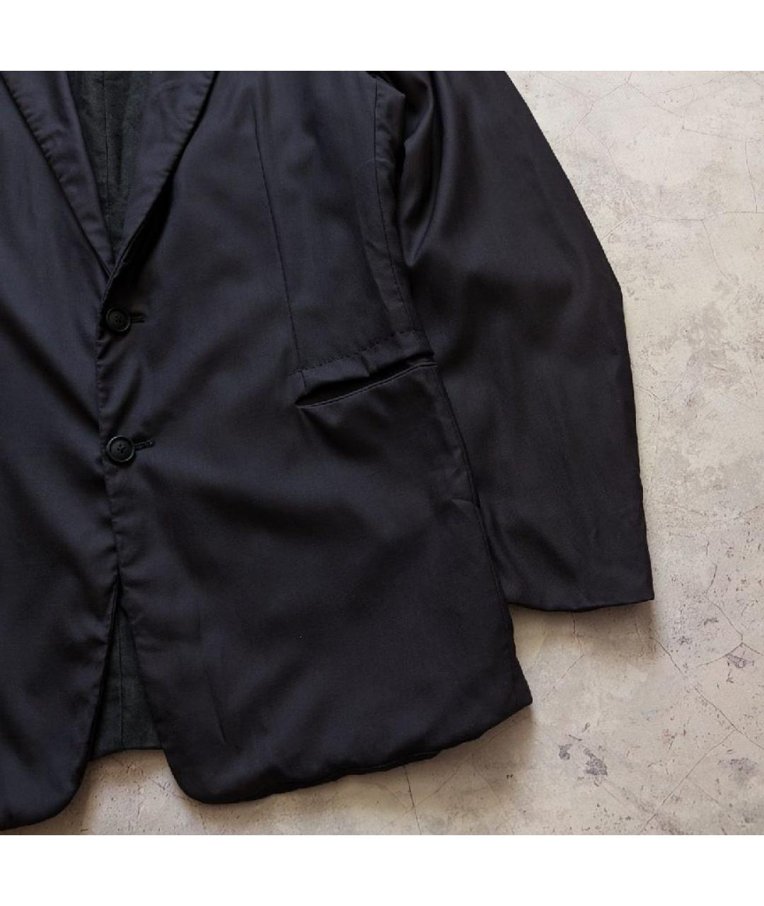 BOTTEGA VENETA Темно-синий шерстяной пиджак, фото 5