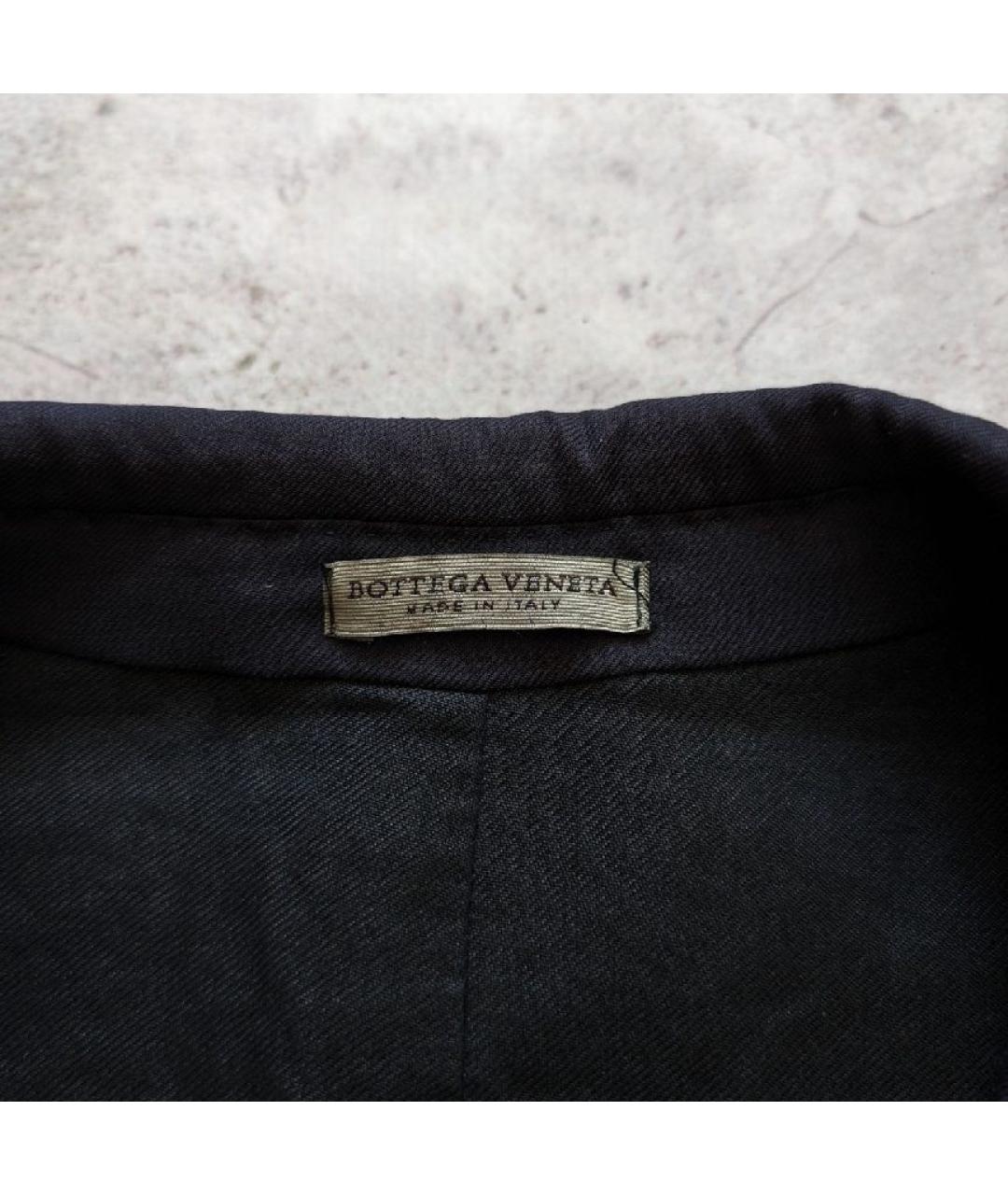 BOTTEGA VENETA Темно-синий шерстяной пиджак, фото 6