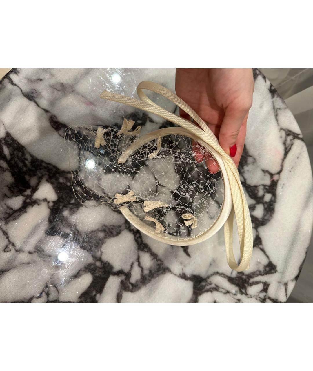 MAX MARA Бежевый ободок, фото 3