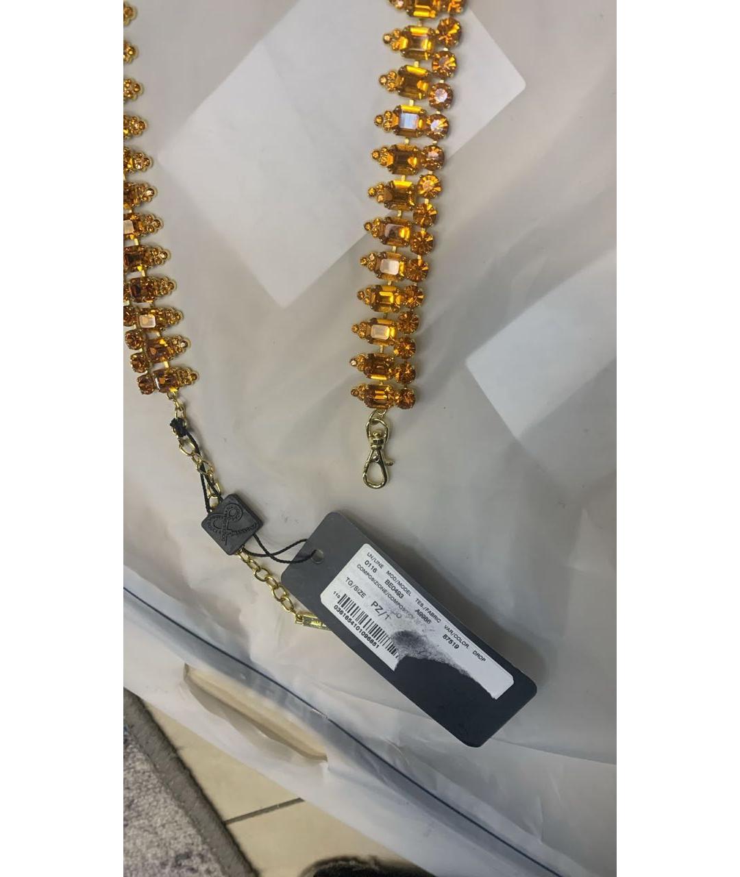 DOLCE&GABBANA Желтый ремень, фото 4