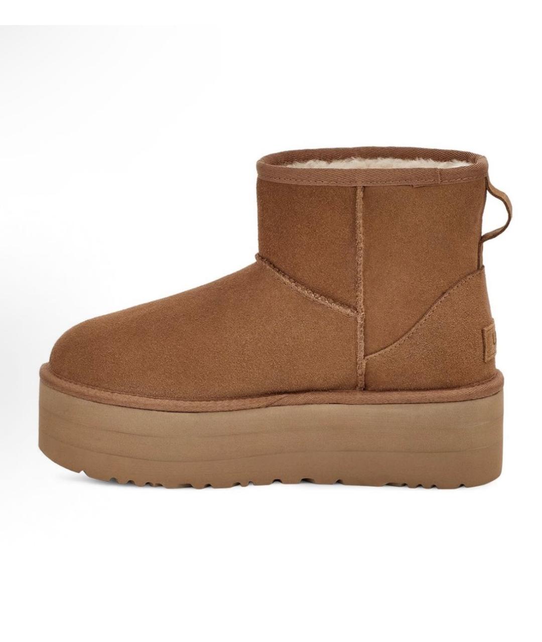 UGG AUSTRALIA Коричневые замшевые ботинки, фото 7