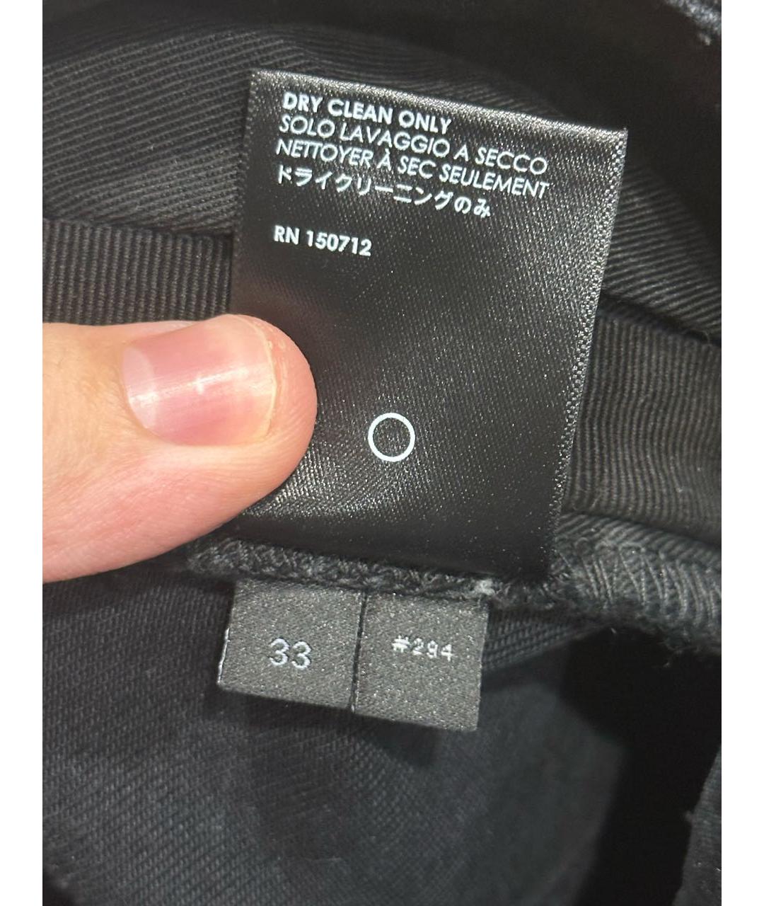 AMIRI Черные хлопко-эластановые джинсы скинни, фото 8