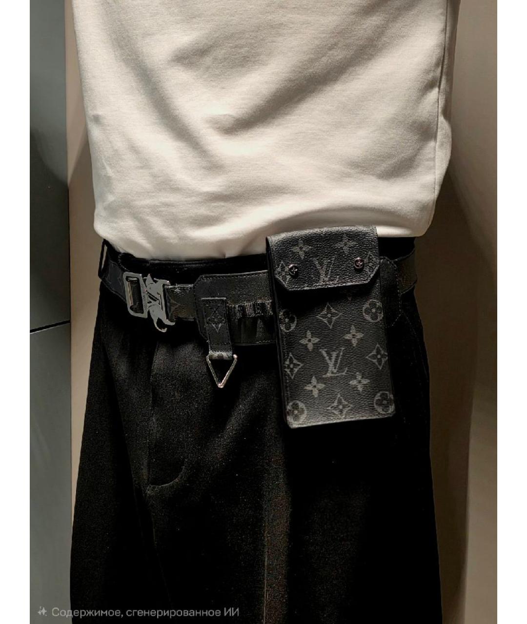 LOUIS VUITTON Серый ремень, фото 6