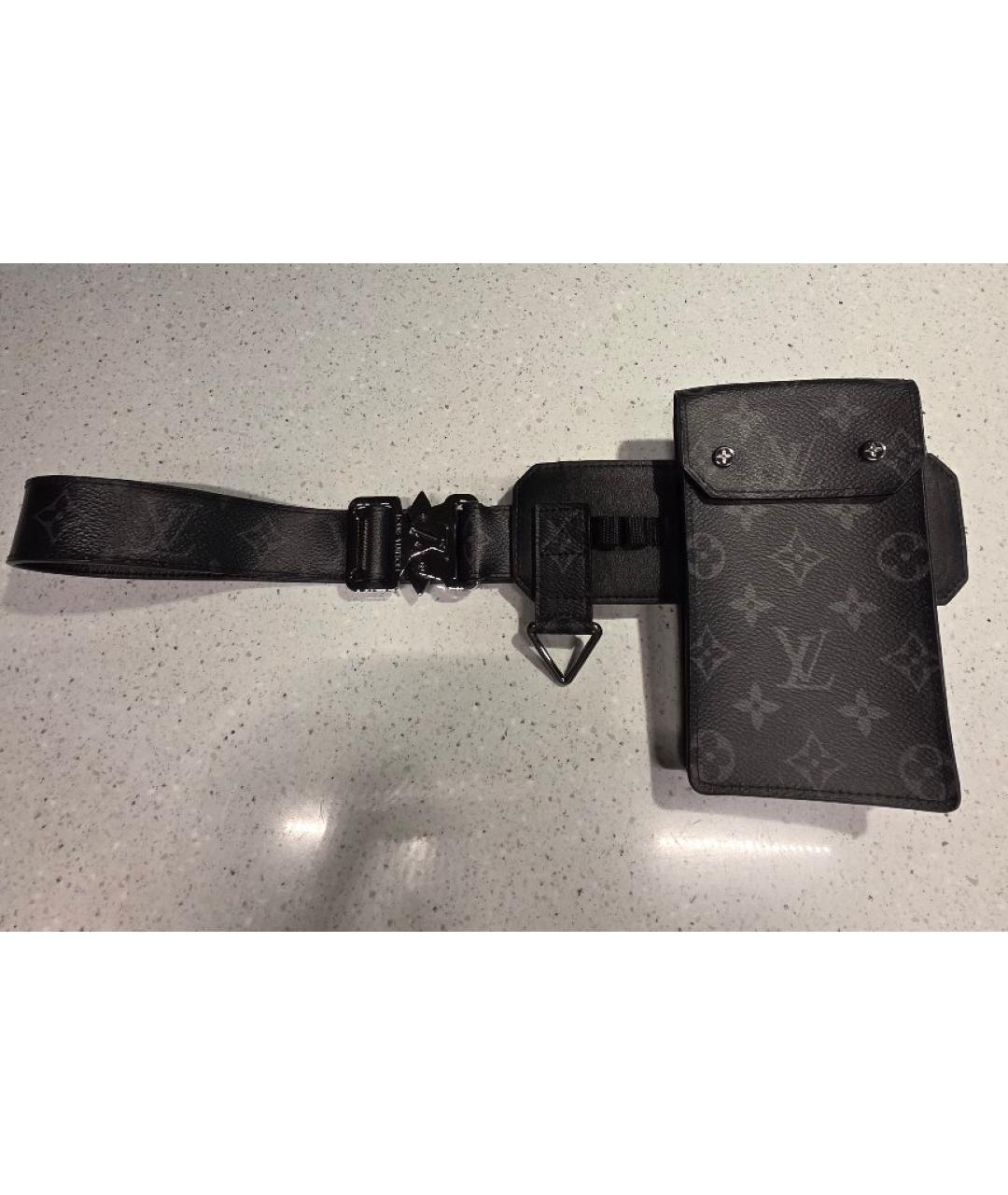 LOUIS VUITTON Серый ремень, фото 7