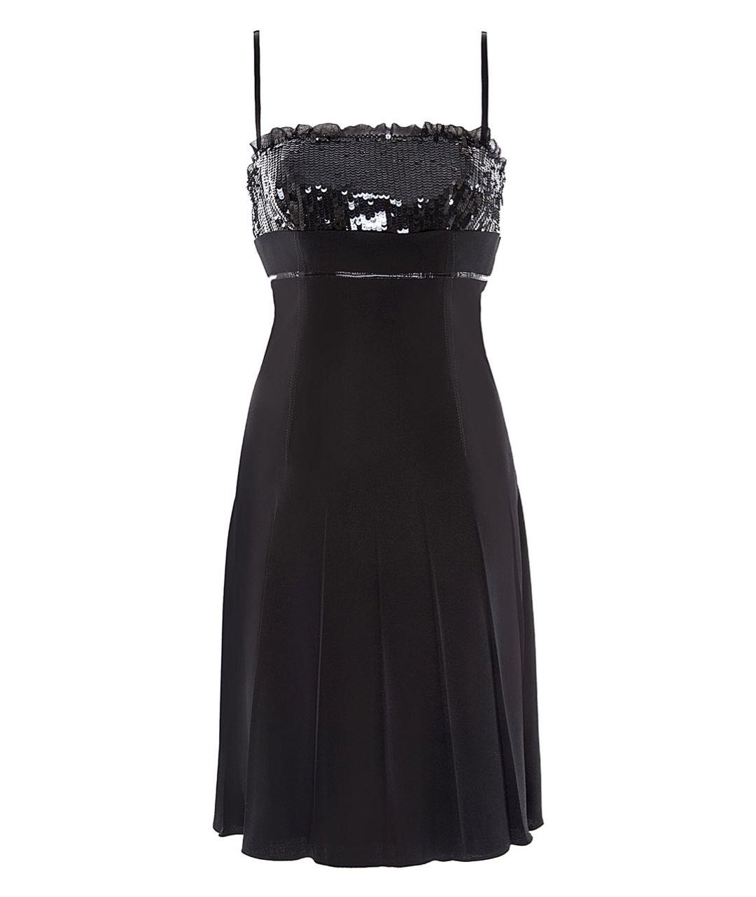 DOLCE&GABBANA Черное шелковое вечернее платье, фото 9