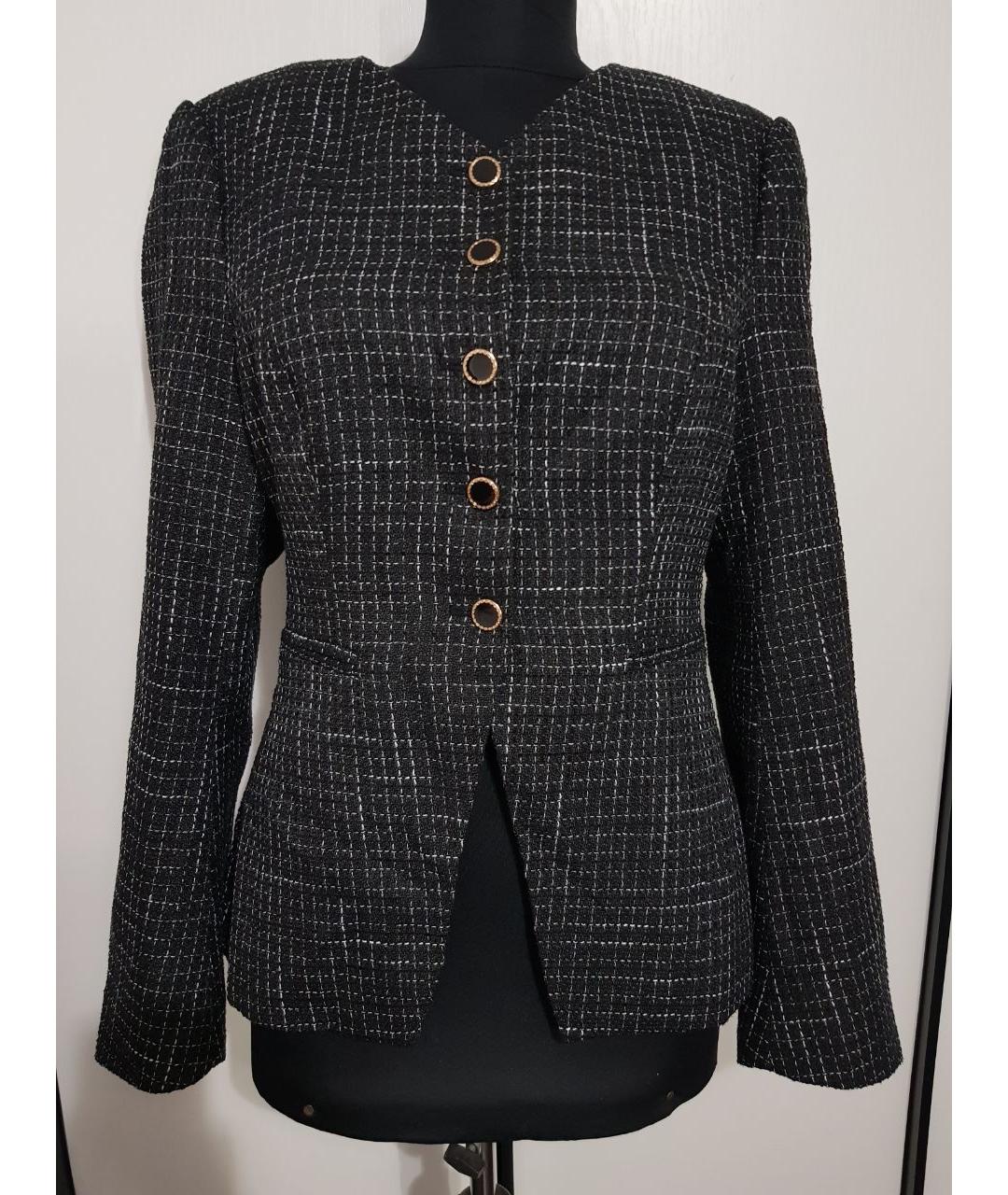 REFORMATION Черный полиэстеровый жакет/пиджак, фото 4