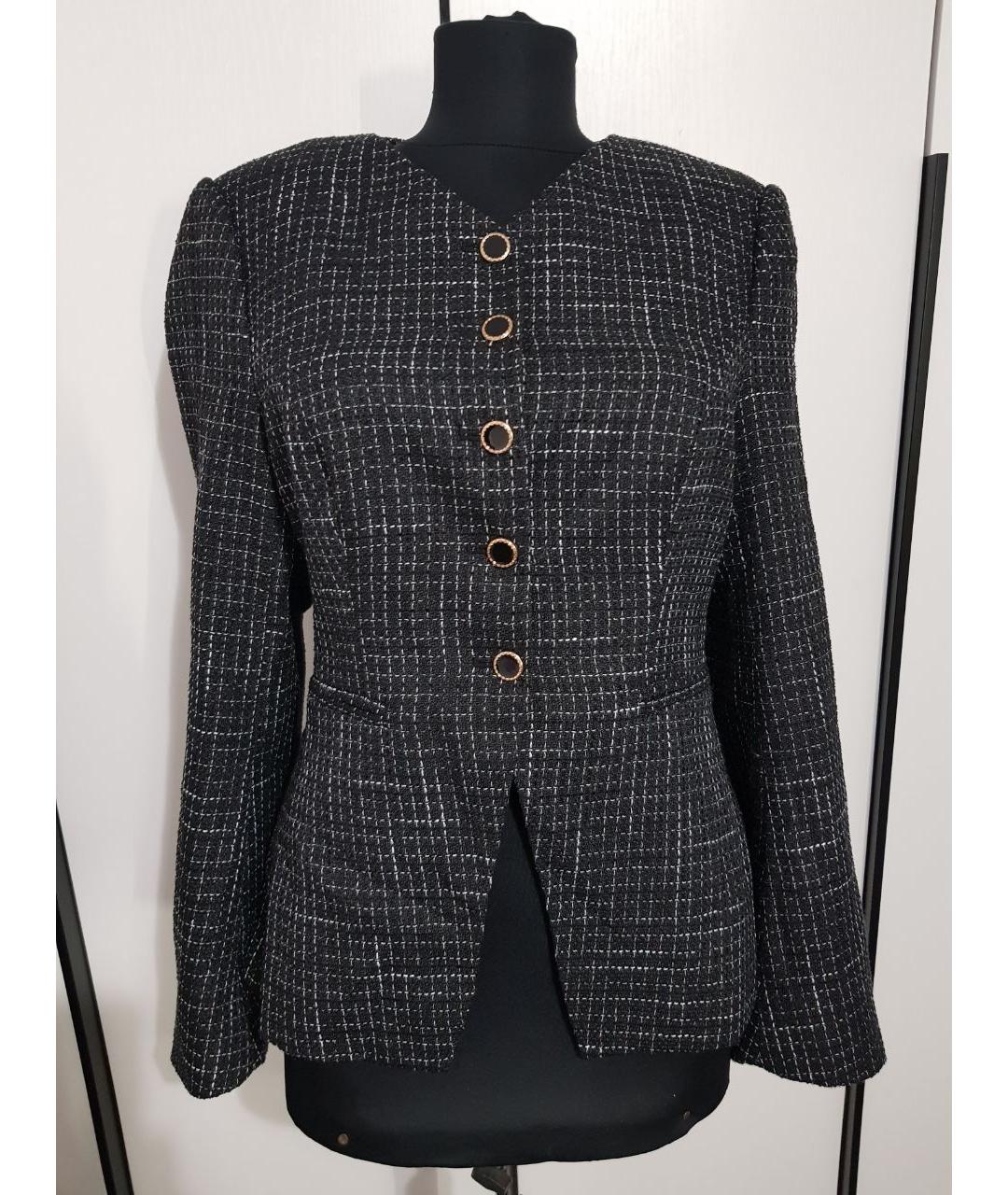 REFORMATION Черный полиэстеровый жакет/пиджак, фото 9