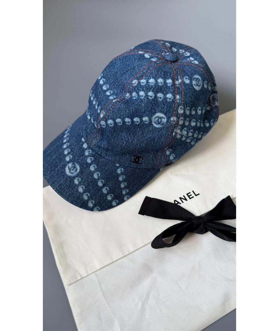 CHANEL Синяя кепка, фото 3